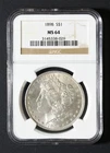 1898 Morgan Silver Dollar NGC MS 64