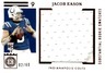2020 Panini Encased #SRS-16 Jacob Eason Substantial Rookie Swatches #/60