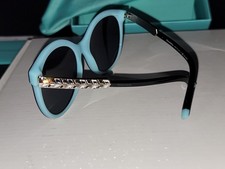 Tiffany  Co. TF 4175-D 8055/4U Women  s Polarized Sunglasses Black/Blue UV400