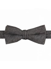 20er Jahre Tweed Fliege grau - Elegante Fliege im klassischen 20er Jahre Look