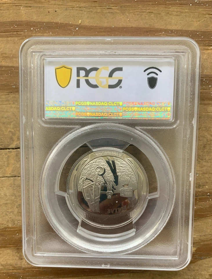 2019-S PCGS PF69 DCAM APOLLO 11 50th Anniversary Half Dollar Set - Image 3 of 3