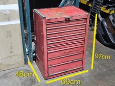 Vintage Snap On Tool Box Chest 9 Drawers 