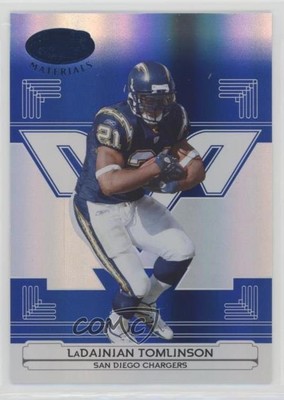 2006 Leaf Certified Materials Mirror Blue /50 LaDainian Tomlinson #122 HOF