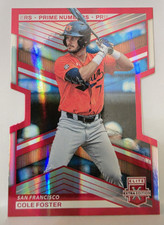 2023 Panini Elite Extra Edition #36 Cole Foster Prime Numbers A Die Cut #/200