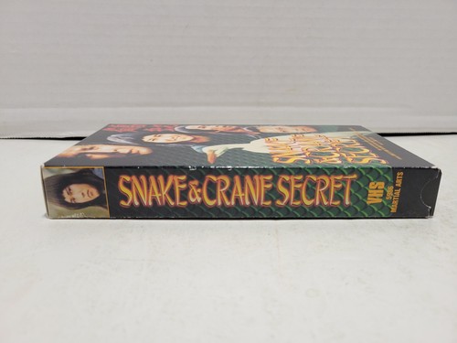 Snake & Crane Secret Widescreen Edition Kung Fu Martial Arts Front Row VHS 2000 - Picture 10 of 10