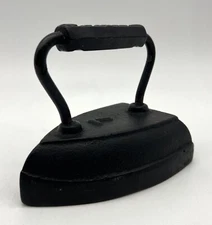 Antique Cast Iron Wapak #7 Sad Iron Door Stop