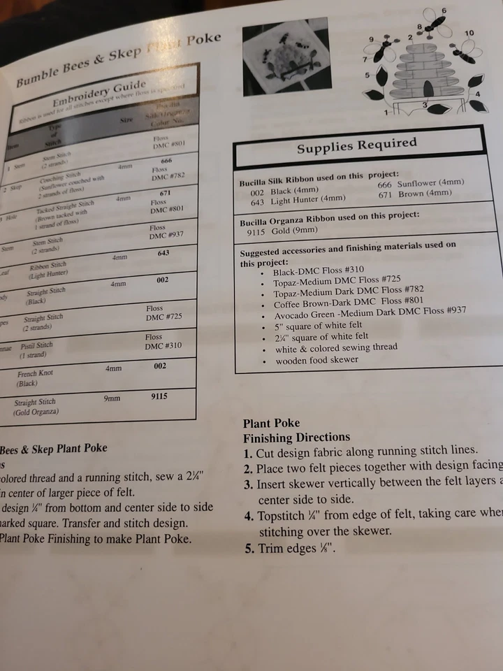 Bucilla Silk Ribbon Embroidery More Elegant Gift Ideas Deanna Hall West B2 - Image 3 of 4