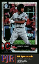 2018 Bowman Mega Box #BCP88 Quentin Holmes Cleveland Indians  Chrome Prospects