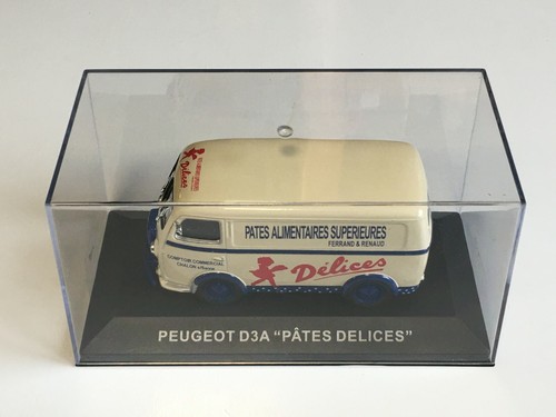 Miniature 1/43 Hachette , Véhicule Publicitaire N°15 , Peugeot D3A Aspro - Collection