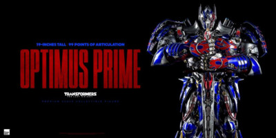 Three Zero 3A Transformers The Last Knight Premium Optimus Prime 19 Inch Figure