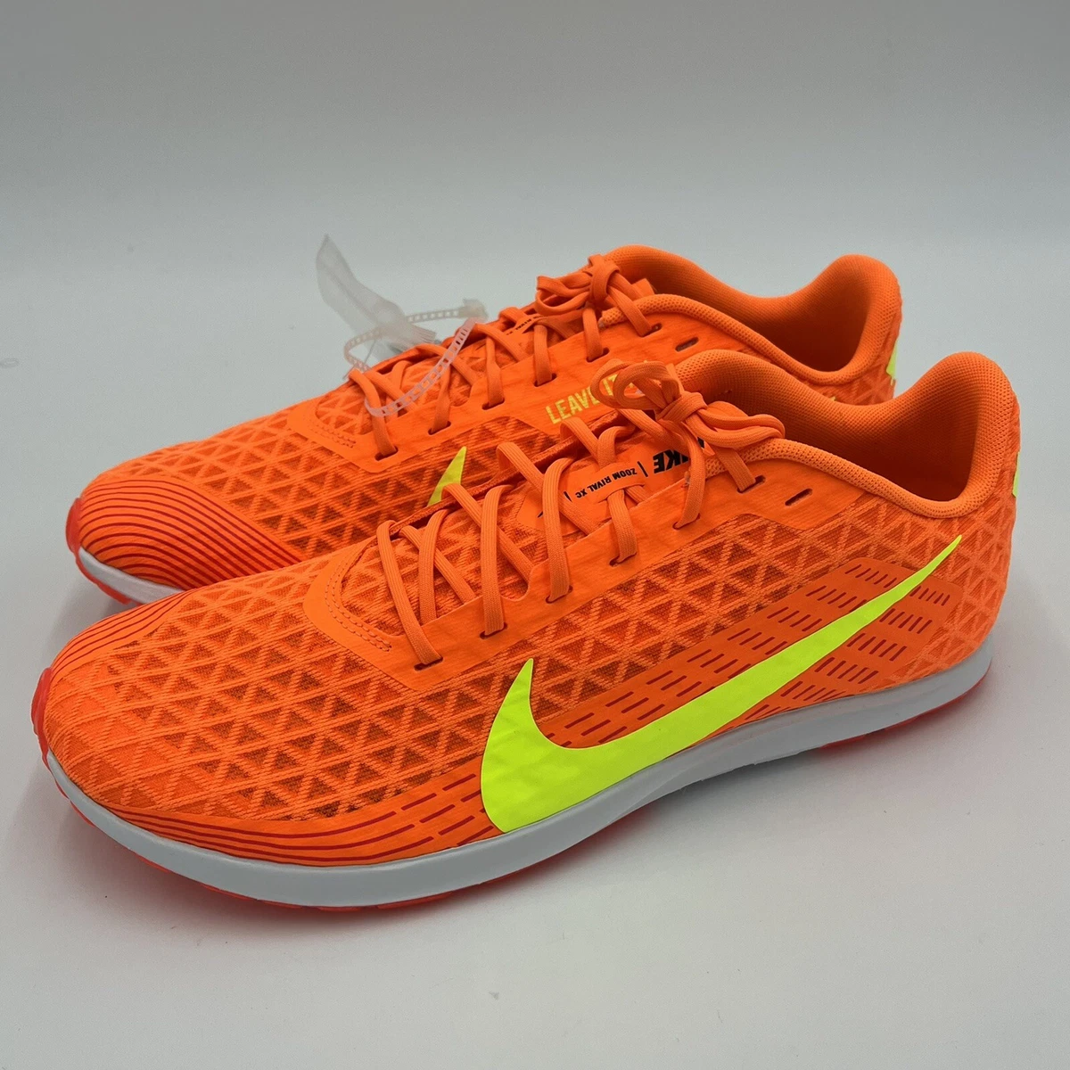 Nike Zoom Rival XC 5 Mens Size 11.5 US Orange Track Shoes with Spikes CZ1795 801