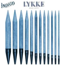 Lykke ::Driftwood INDIGO Interchangeable Tips 5":: 4 US / 3.50 mm / 12.5 cm