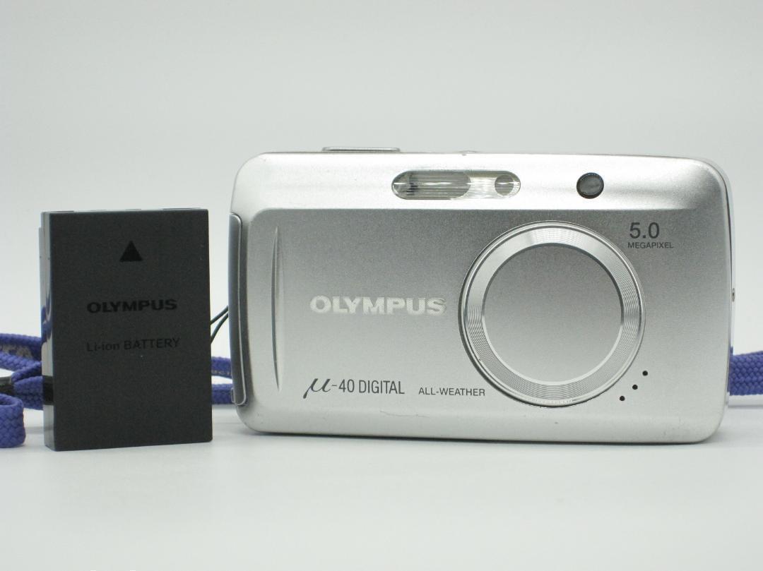 OLYMPUS オリンパス　デジタルカメラ　M-40 y-38 Digital camera OLYMPUS μ 40 DIGITAL mu silver | eBay