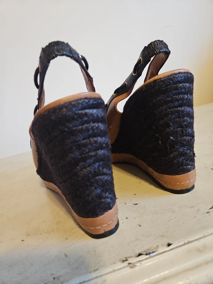 Sandalia Hunter Abaco Wedge Peep Toe para mujer talla 9 Foto 4 de 4