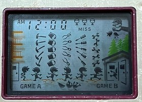 Nintendo Game & Watch Helmet CN-07 1981 Vintage Tested Working