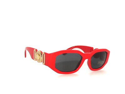 Versace VE4361 Red Irregular Unisex Sunglasses - 53mm for  display picture 2