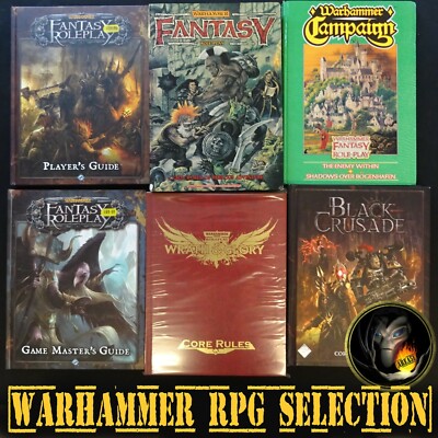 Warhammer Fantasy Roleplay MULTILIST: WFRP 1st ed & 3rd ed Roleplay - RPG (R3)
