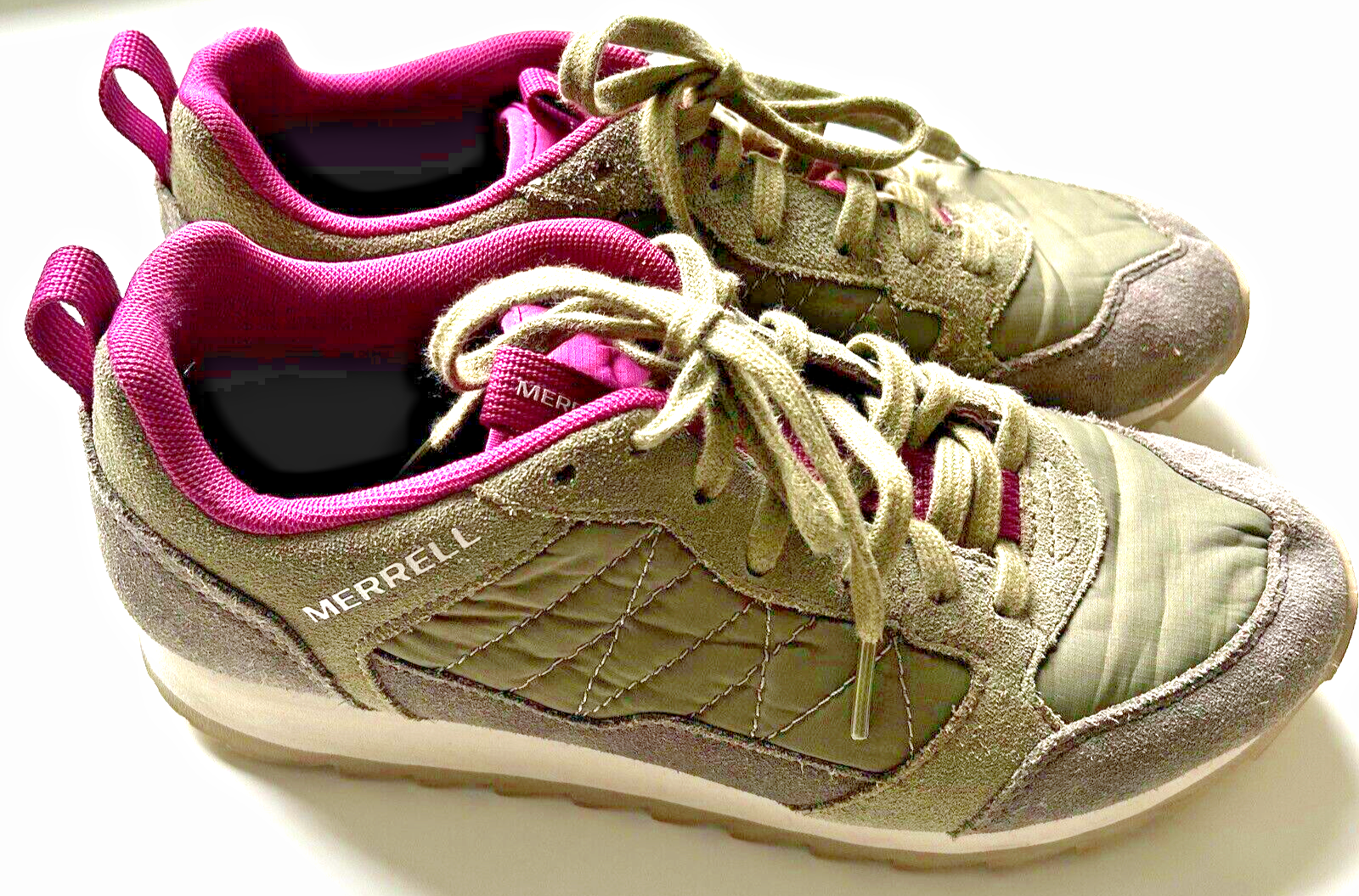Merrell Alpine Sneakers Donna Taglia 8 5 in Oliva e Fucsia