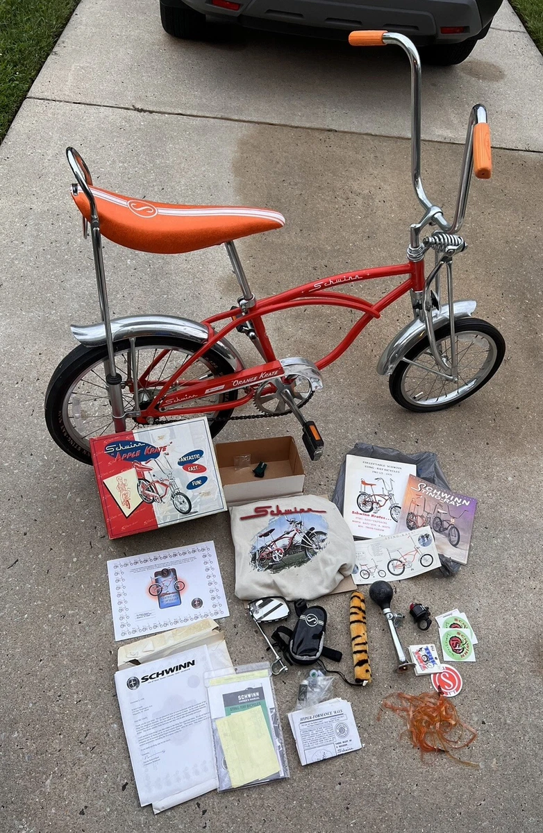 Schwinn Stingray Orange Krate Bicycle 1998 Sting Ray Plus Many Accessories