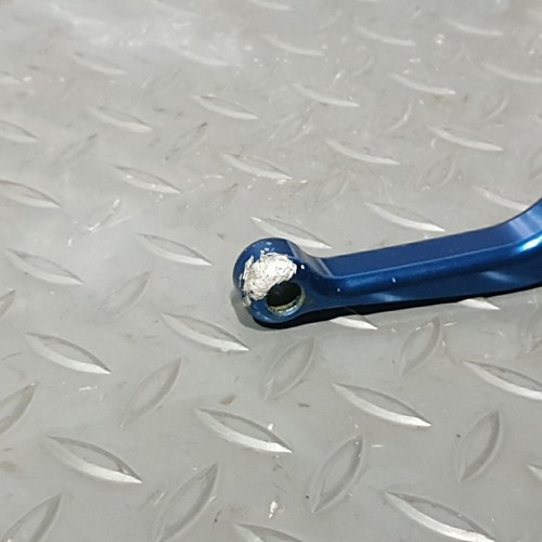 ♻️ Suzuki GSXR 600 SRAD 1996 - 2000 Clutch Lever Blue Adjustable ♻️ - Picture 4 of 10