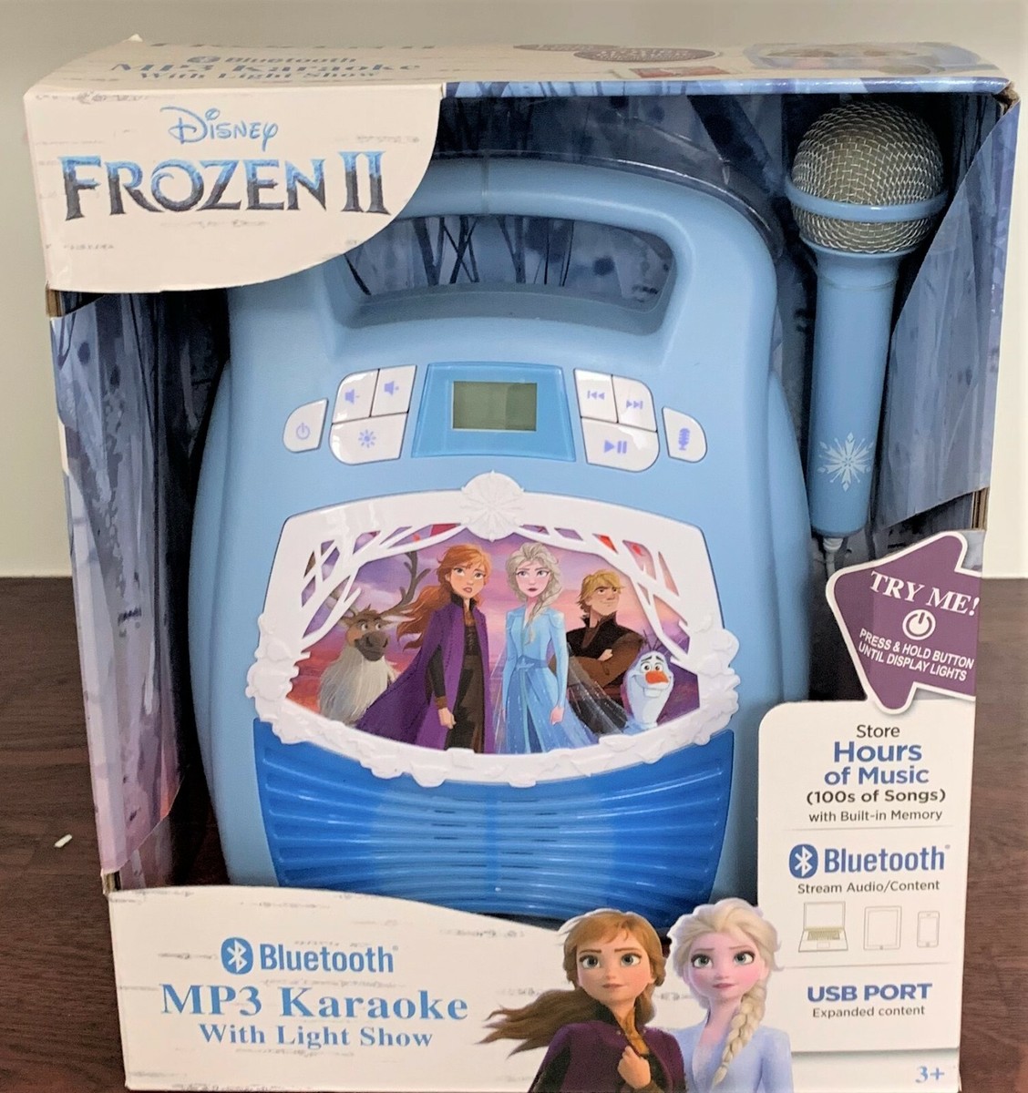Disney Frozen MP3 Karaoke Light Show with Microphone