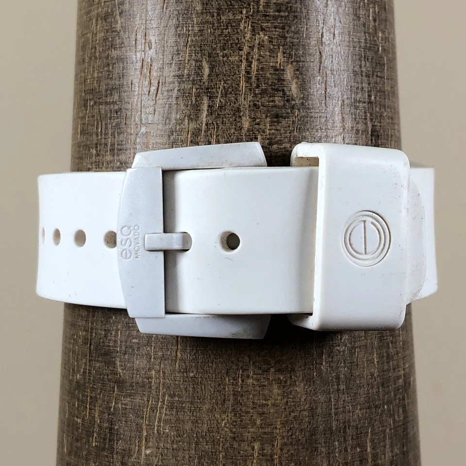 Reloj ESQ Movado Unisex ES503295696 Goma Caja Acero Inoxidable Cuarzo 42mm 7" Foto 4 de 4