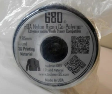 Taulman3D 2.85mm Round 680 FDA Nylon Resin Co-Polymer 3D Printing Material NEW
