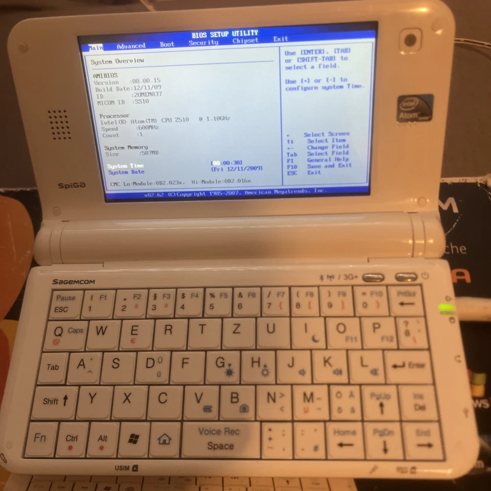 UMID M1 Micro Pocket Pc Sagemcom Spiga 3G+ - Photo 2/4