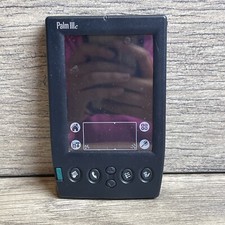 Palm IIIc Black Color Display Rechargeable 8MB RAM Personal Digital Assistant