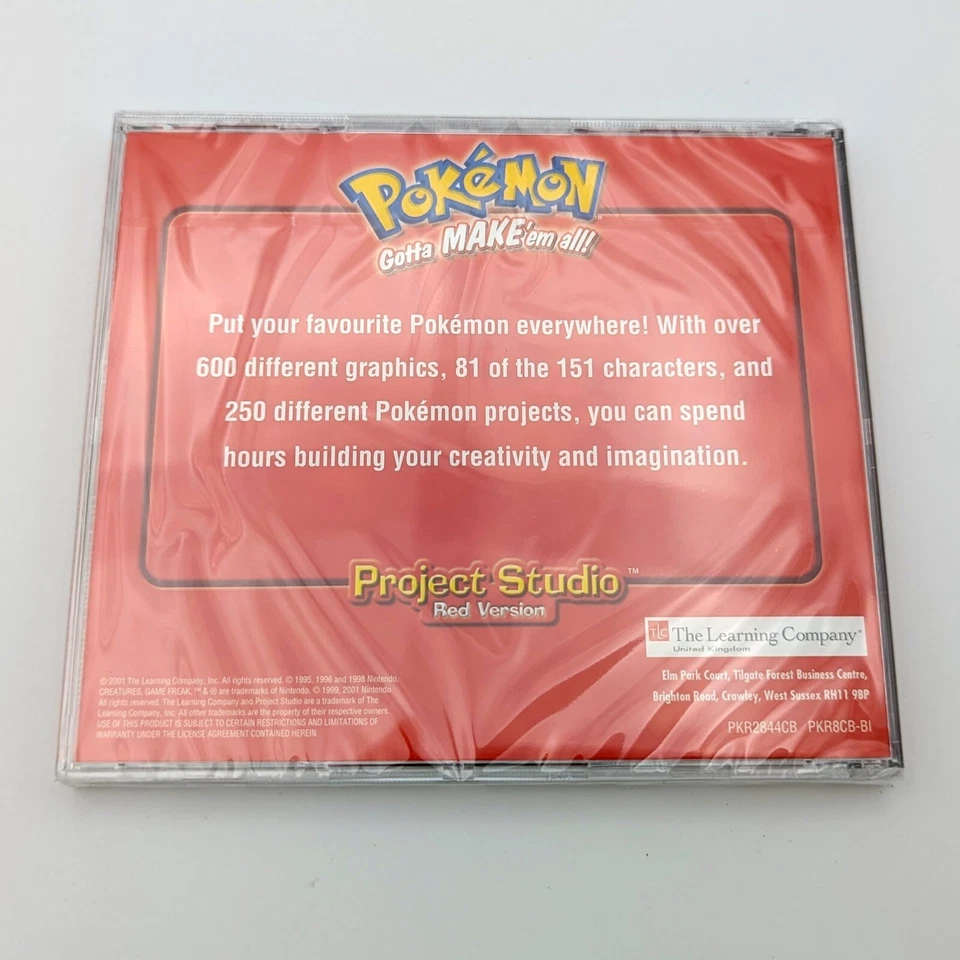 Pokemon Project Studio: Red Version, Gotta Make 'Em All - PC - NEW & SEALED - Image 2 of 2