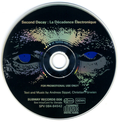 CD, Album, Promo Second Decay - La Décadence Électronique