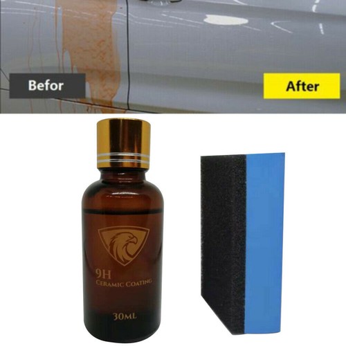 9H Liquid Nano Ceramic Car Glass Coating Super Hydrophobic Anti Scratch Polish - Picture 2 of 11