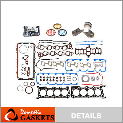 Engine Re-Ring Kit Fits Ford 4.6L V8 WINSOR Vin 6 SOHC 16-Valve