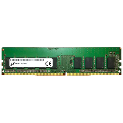 Micron 8GB 1Rx8 PC4-2400T ECC UDIMM DDR4-19200 ECC Unbuffered