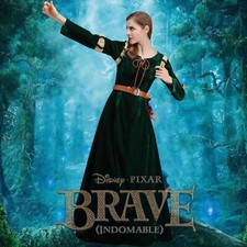 Cosplay Braver Princess Merida Dress Halloween Masquerade Carnival Costume Suits
