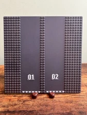 Lego 32 x 32 Road Base Plate Dark Gray Double Driveway 01 02 Sticker Pattern