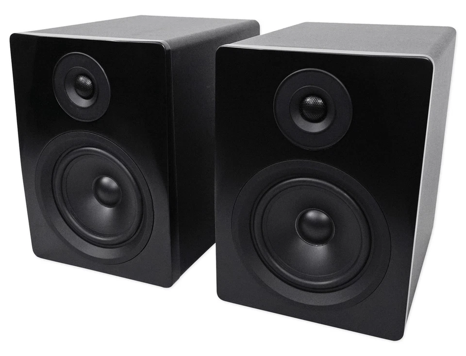 Rockville APM5B 5.25&#34; 2-Way 250W Active/Powered USB Studio Monitor Speakers Pair - Image 2 of 4