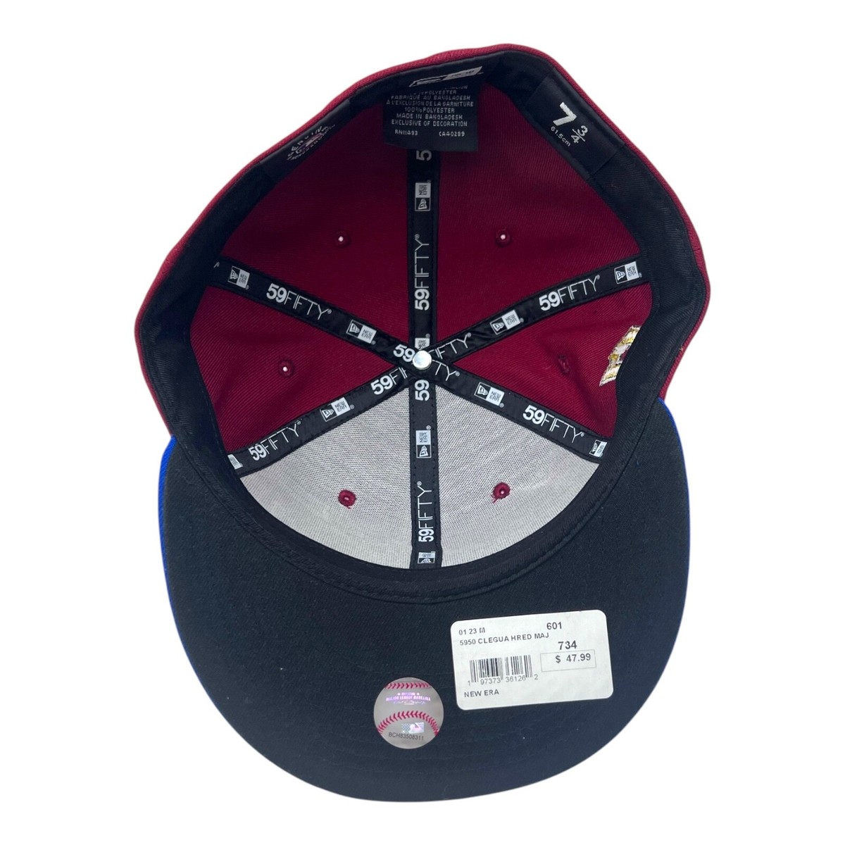 Cleveland Guardians MLB New Era 59Fifty Fitted Hat/Cap Size