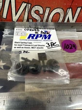 RPM 73152 Black Lower Spring Cups Traxxas Slash 2WD 4x4 Rustler Stampede, HPI