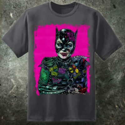 Catwoman Cybernosferatu Batman 89 T Shirt Gotham City Arkham Asylum Joker