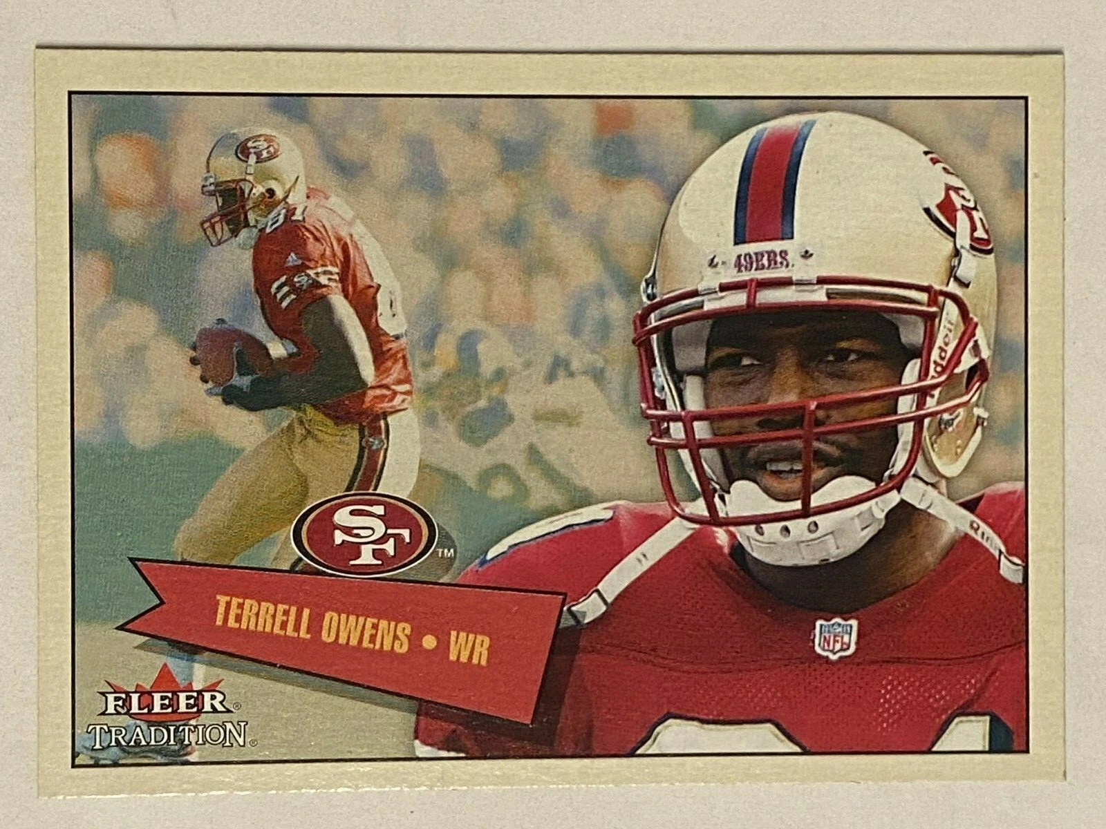 2001 Fleer Tradition #112 Terrell Owens San Francisco 49ers
