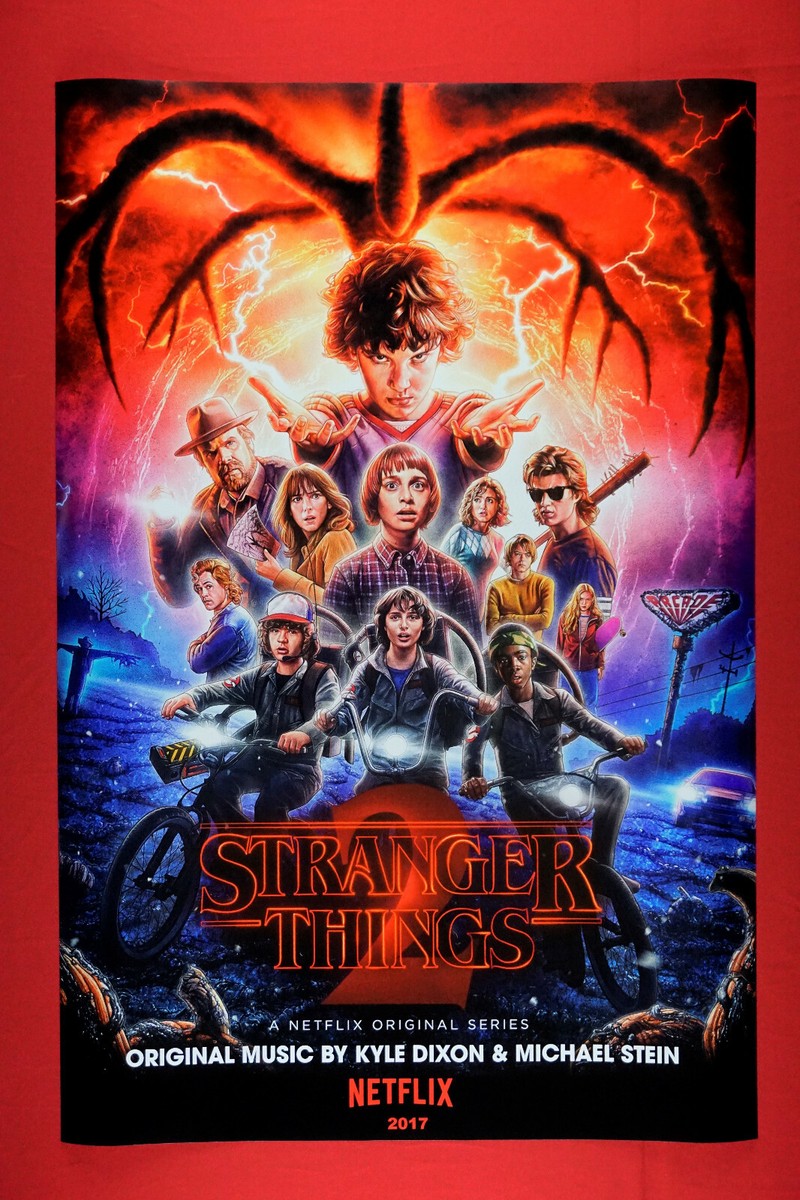 Stranger Things Netflix Supernatural Forces Movie Art Poster