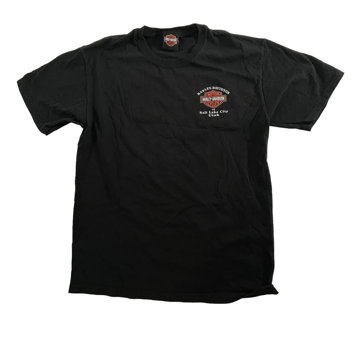 Harley-Davidson Tシャツ On the Roam x H-D Ringer T-Shirt - Jet Black | Harley