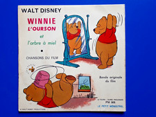 Disque 45 tours Walt Disney production Winnie l'ourson et l'arbre a miel