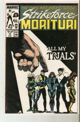 Strikeforce: Morituri #14 (Jan 1988, Marvel)