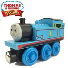 Blauer Thomas & Freunde hölzerner Magnet Eisenbahnzug Die Tank Engine Spielzeug