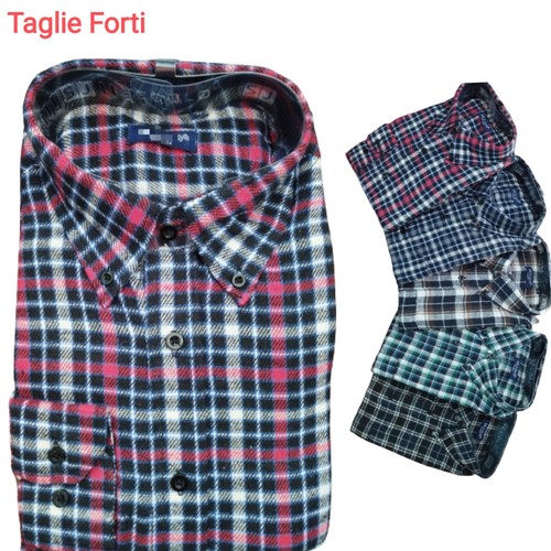 Dubinik® Camicie Flanella Uomo Camicia Flanella Uomo Quadri Camicia A - Foto 3