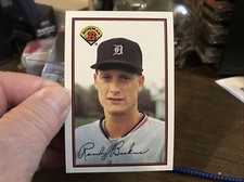 1989 Bowman Baseball Card #96 Randy Bockus Detroit Tigers