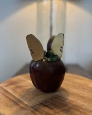 Vintage Apple Cheese Spreader Set with Wooden Holder – Rustic Country Kitchen De