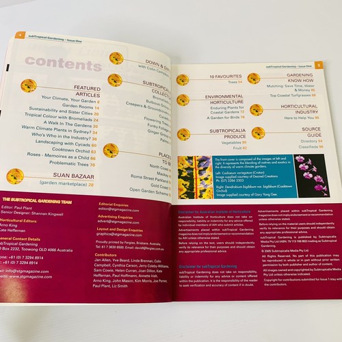 Subtropical Gardening and Landscaping In Warm Climates Magazine Lot Issue 1 2 3 - Picture 6 of 11